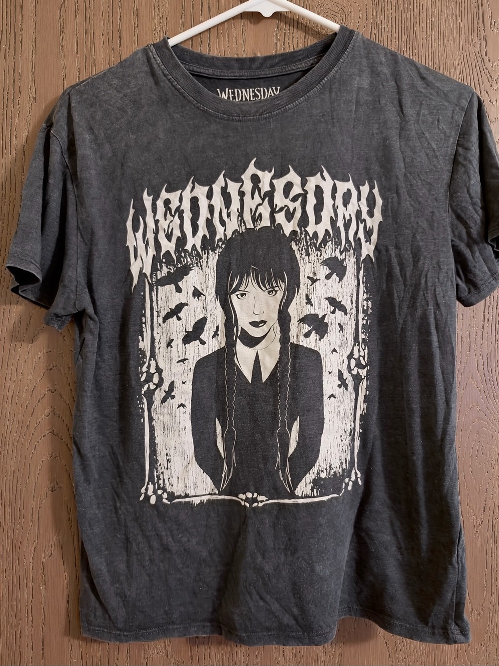 Wednesday Graphic Tee - Black Short Sleeve